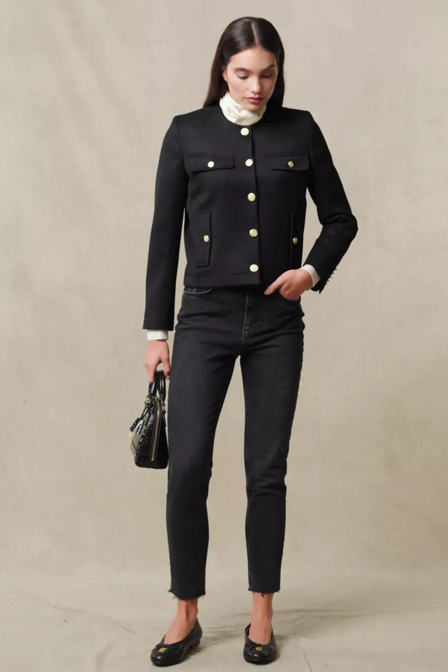 Chelsea Jacket (Black Twill)