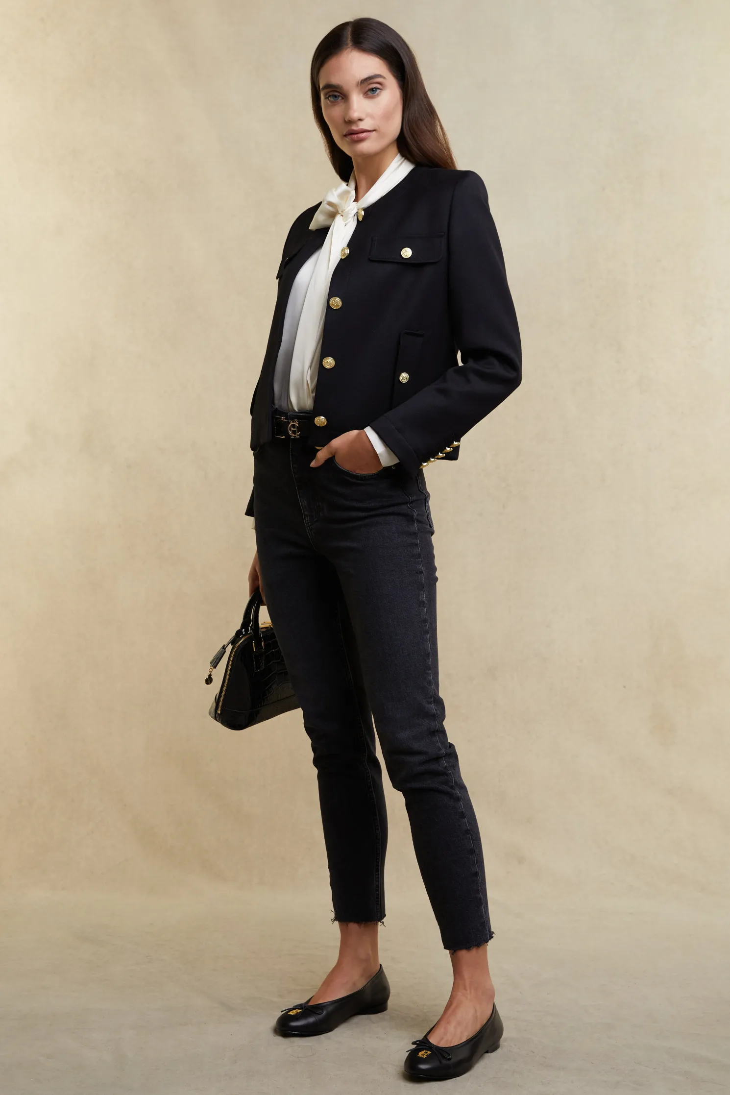 Chelsea Jacket (Black Twill)