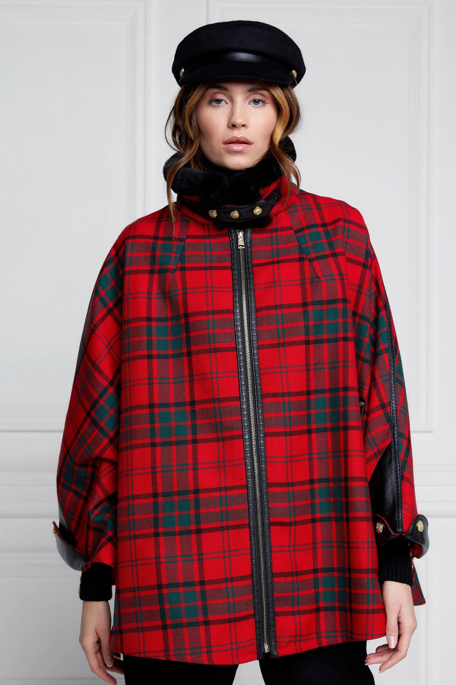 Chiltern Cape (Red Tartan)
