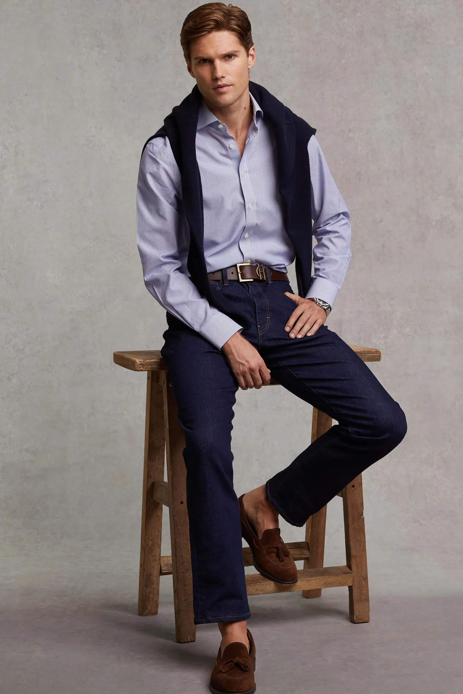 Classic Straight Jean (Dark Indigo)