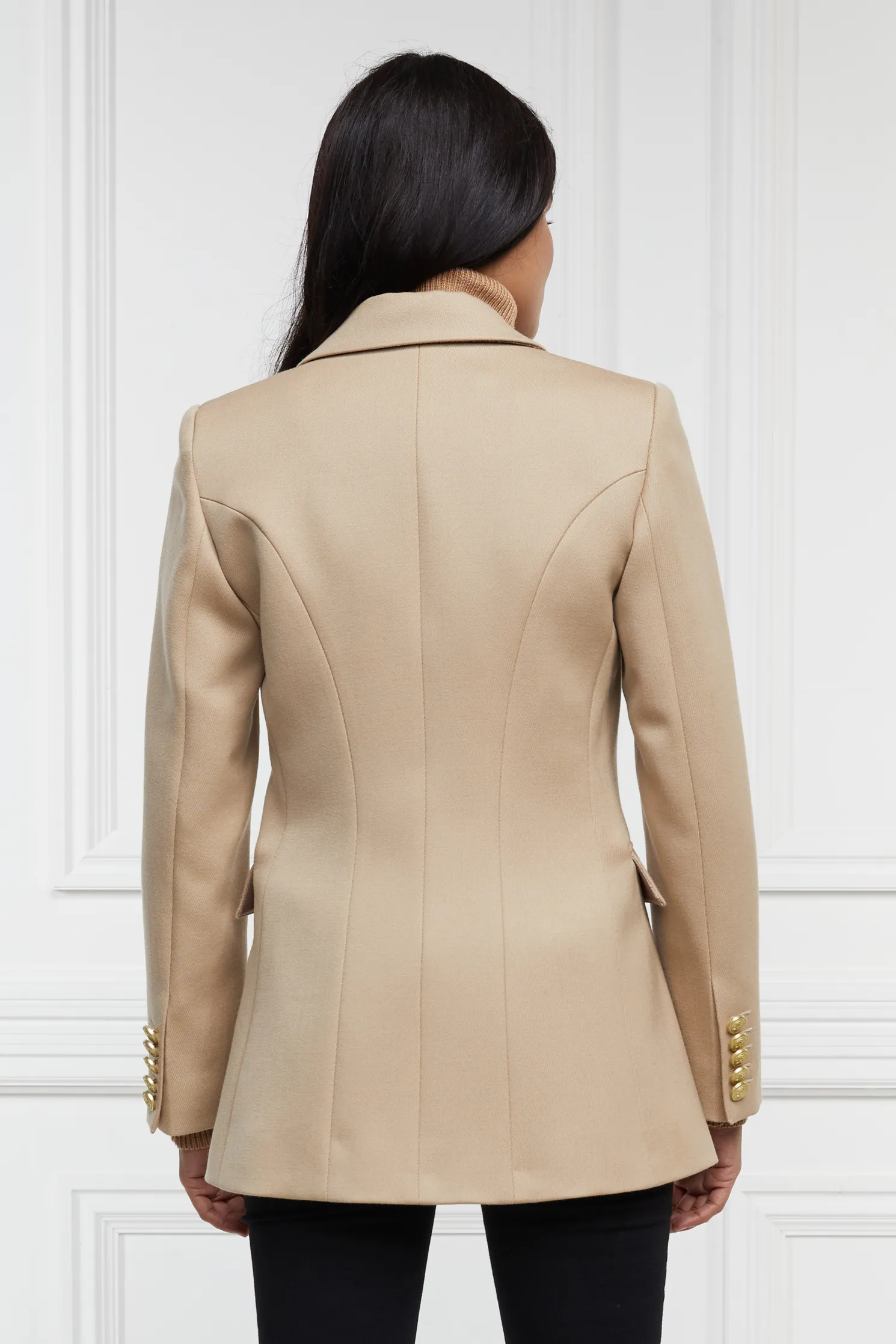 Double Breasted Blazer (Camel Twill)