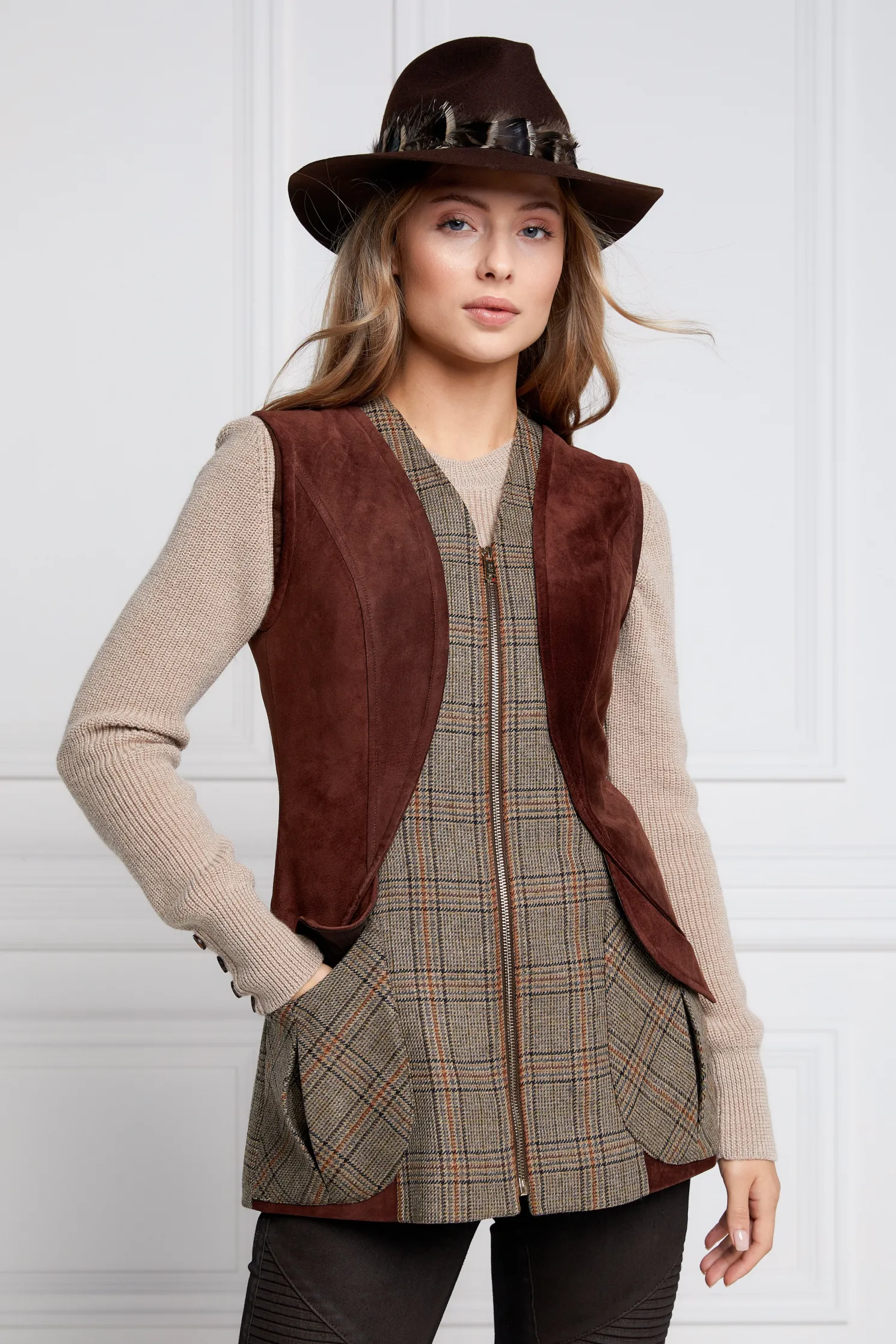 Field Vest (Bourbon Tweed)