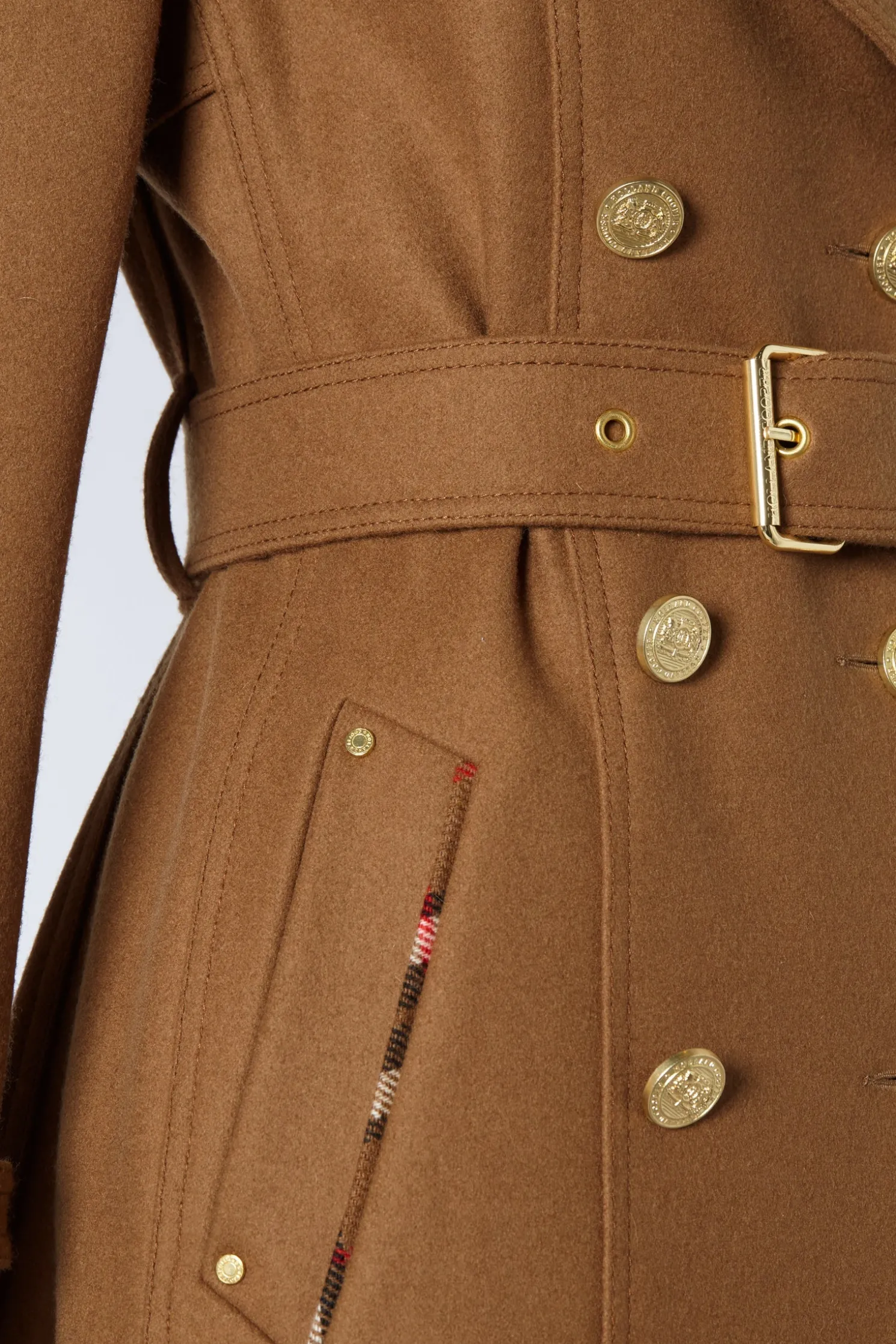Full Length Chelsea Trench Coat (Dark Camel)