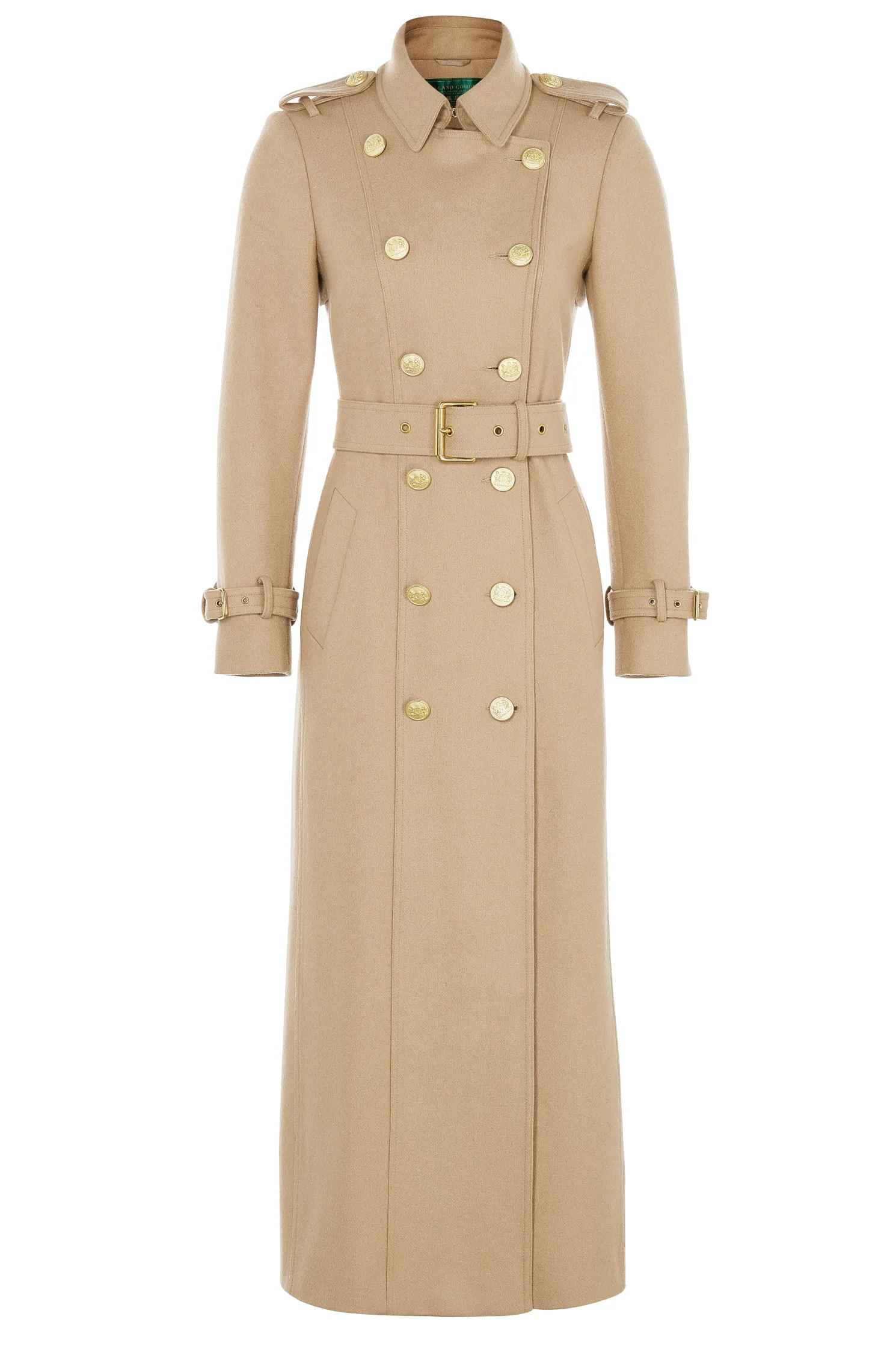 Full Length Marlborough Trench Coat (Camel)