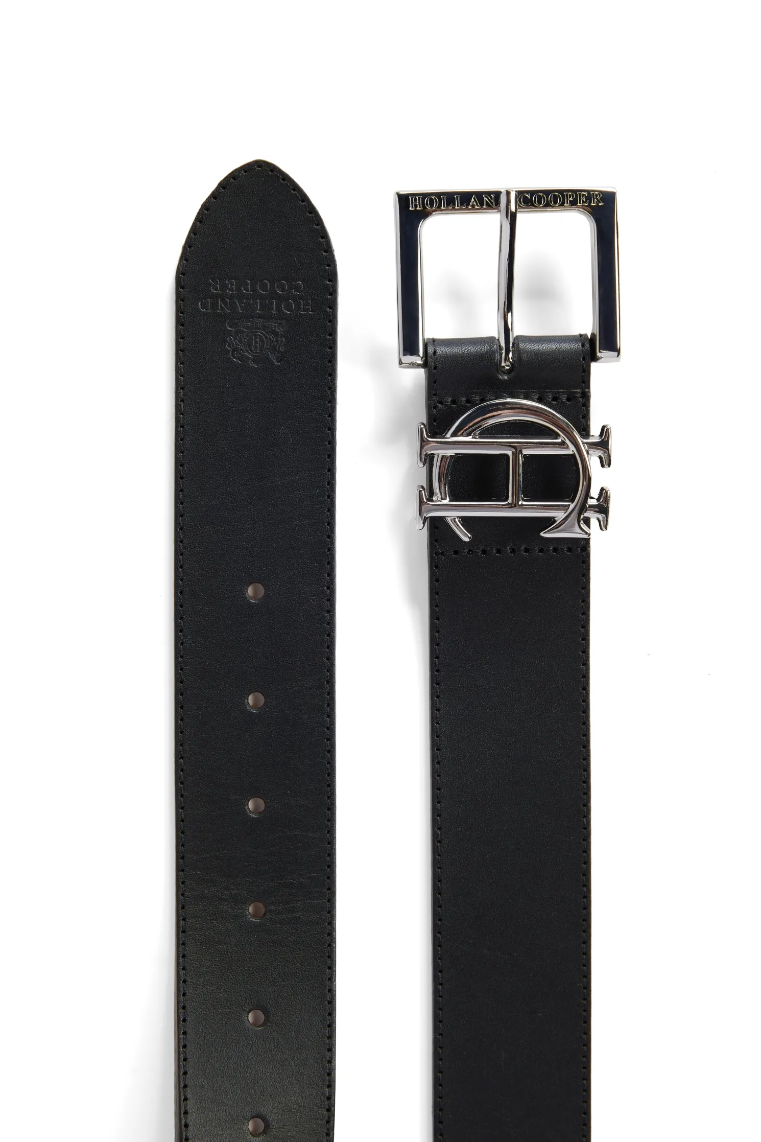 HC Classic Logo Belt (Black Silver)