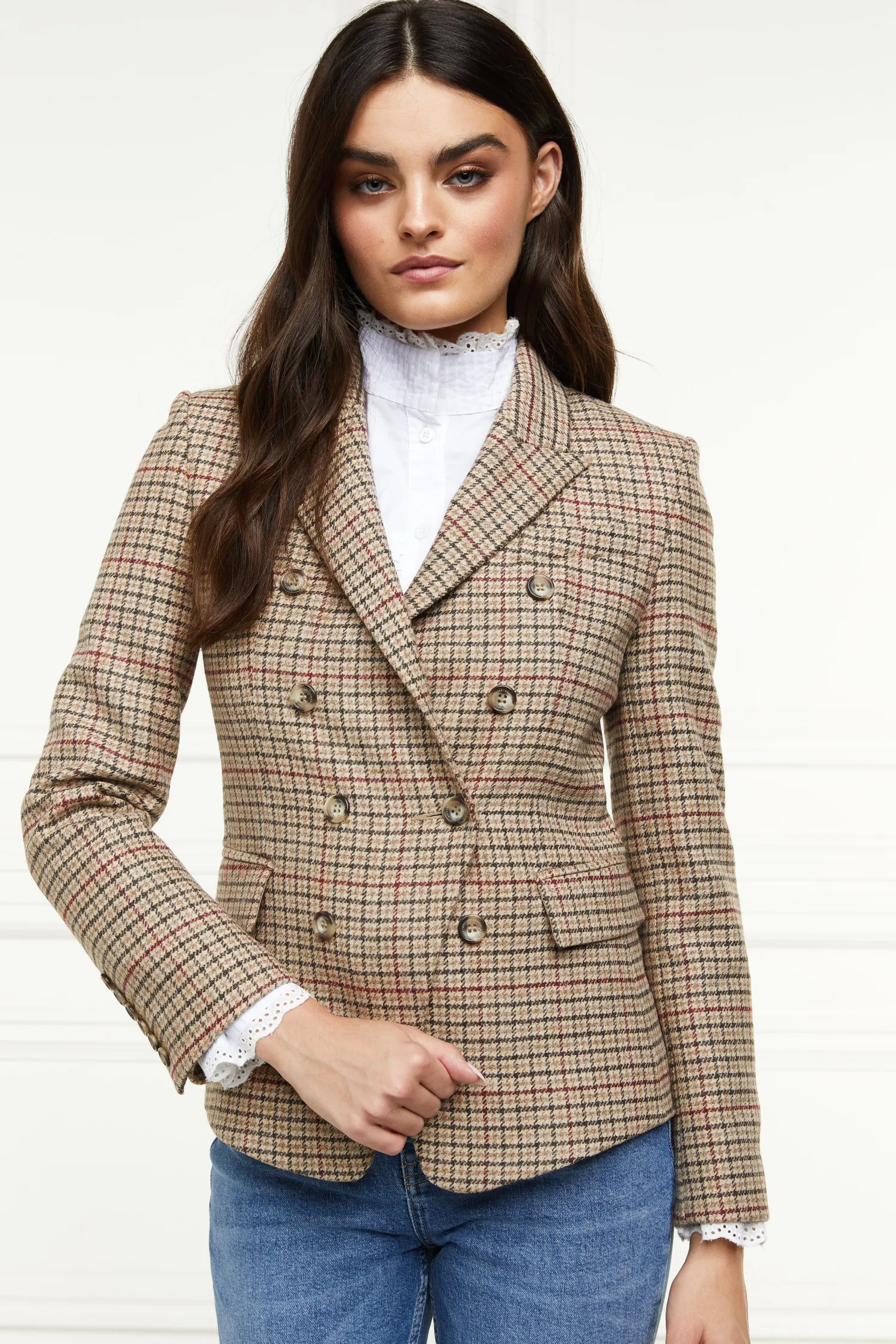 Heritage Knightsbridge Blazer (Charlton Tweed Horn Button)