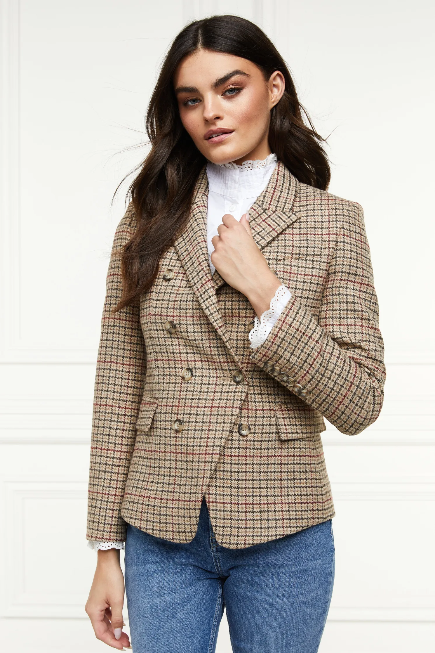 Heritage Knightsbridge Blazer (Charlton Tweed Horn Button)