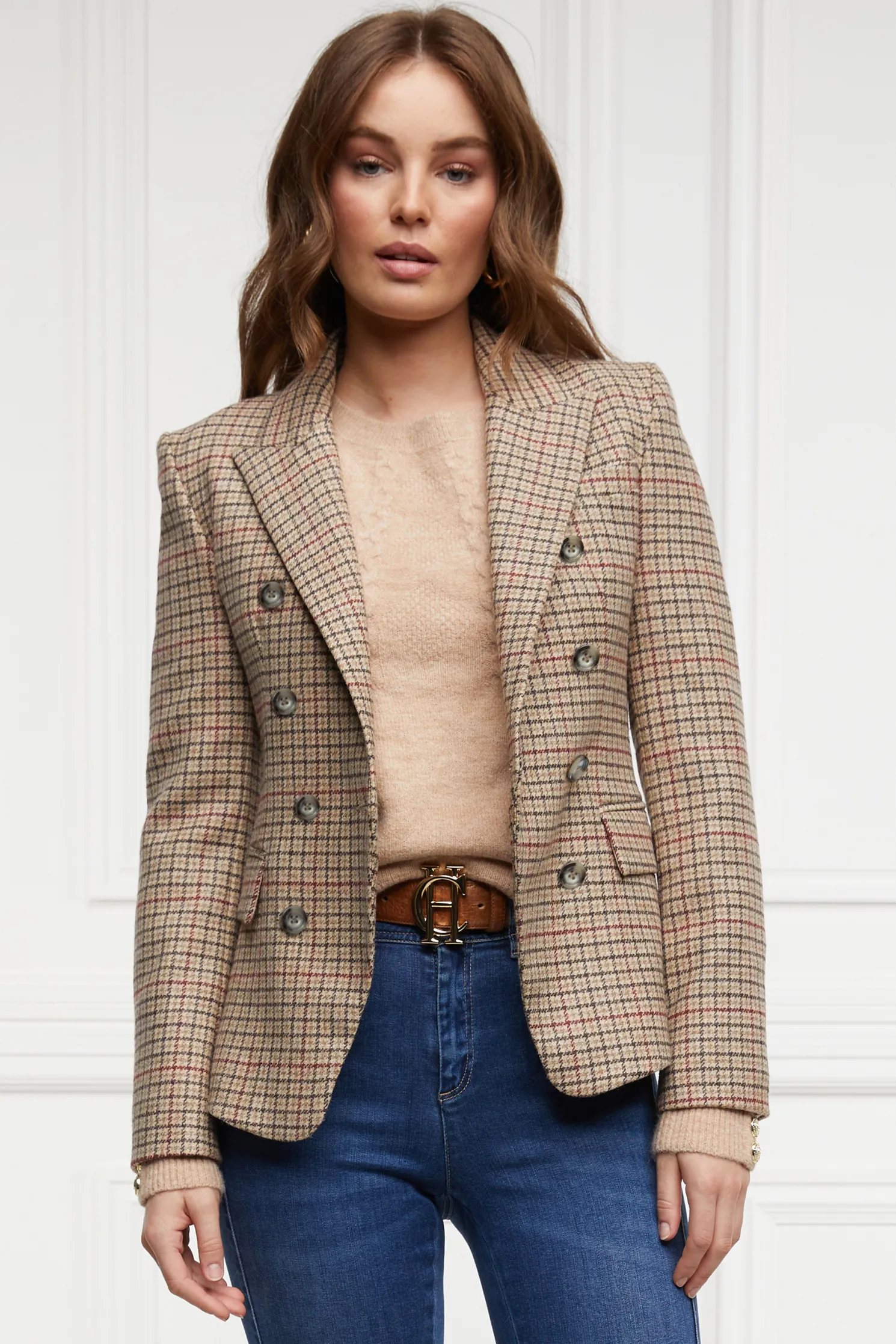 Heritage Knightsbridge Blazer (Charlton Tweed Horn Button)