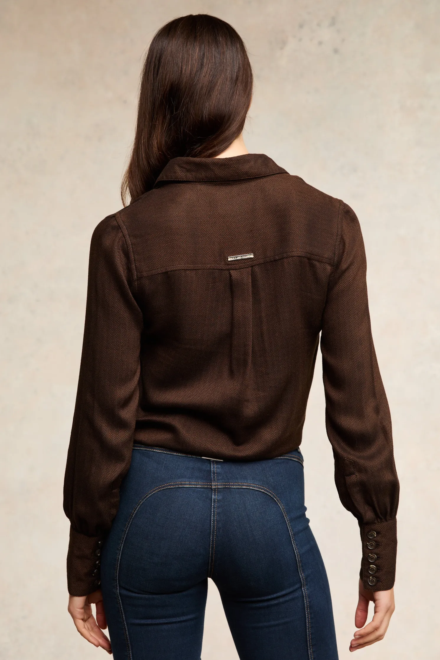 Heritage Shirt (Tobacco Herringbone)