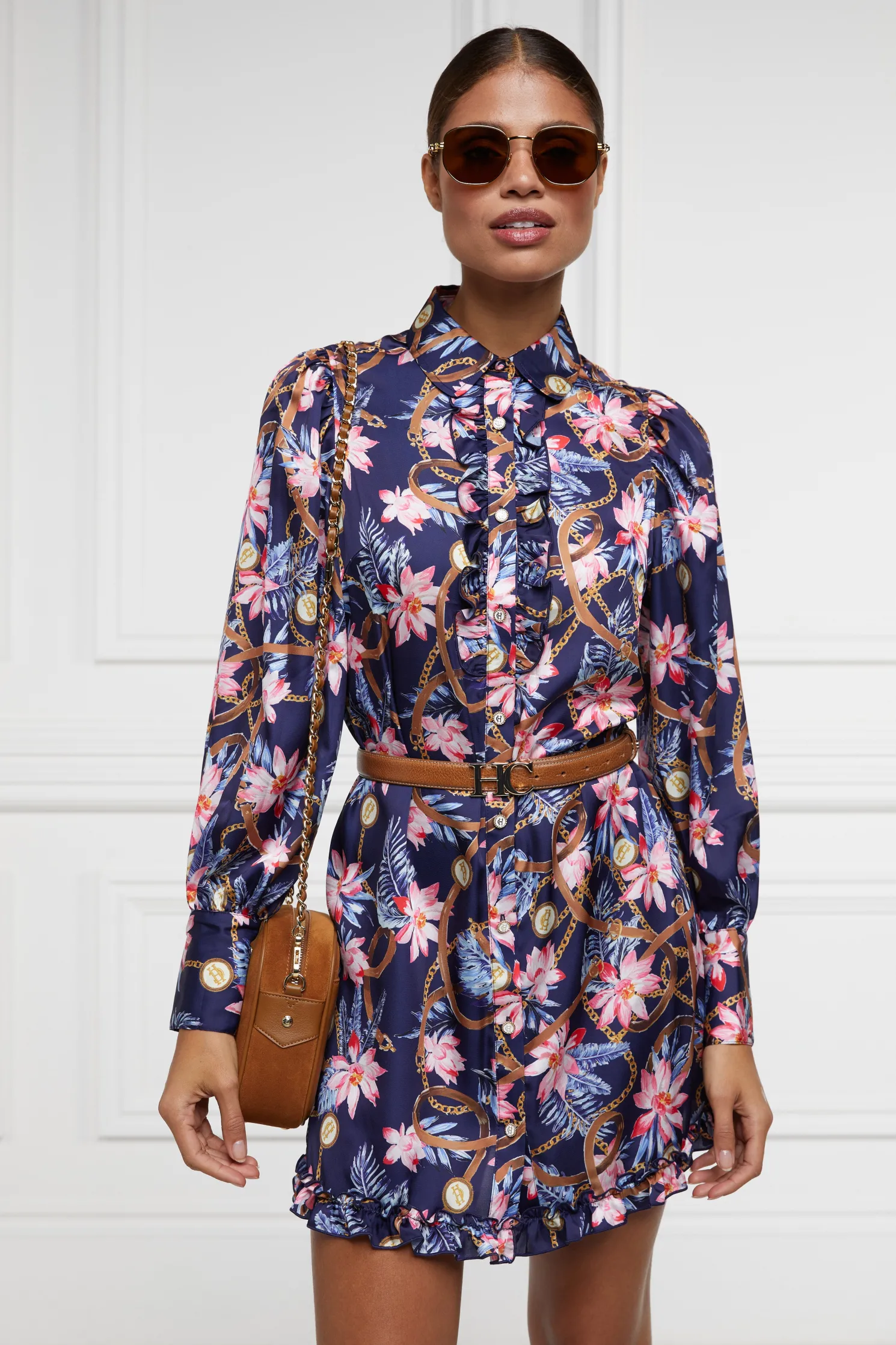 Isla Mini Dress (Seychelles Navy)