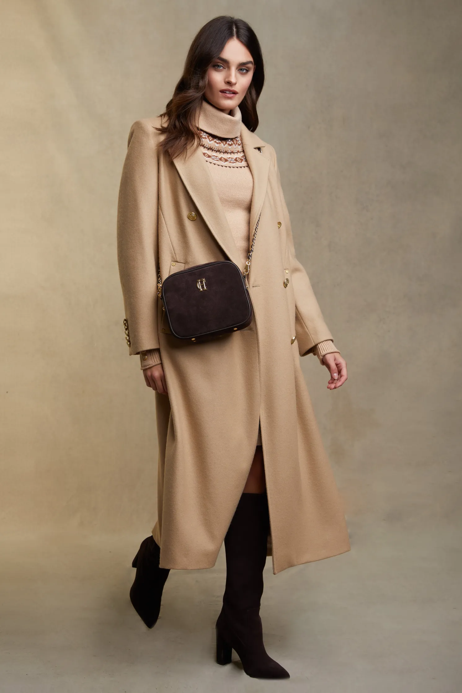 Jennifer Knit Dress (Camel)