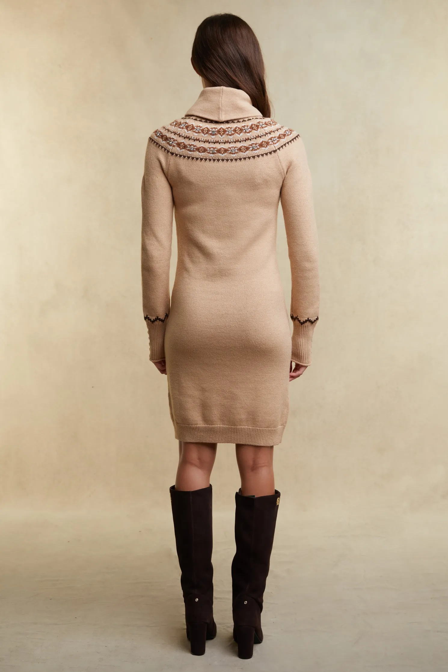 Jennifer Knit Dress (Camel)