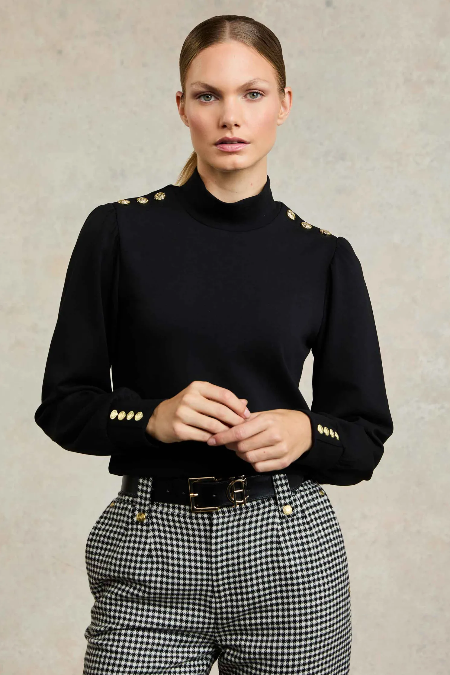 Kelso High Neck (Black)