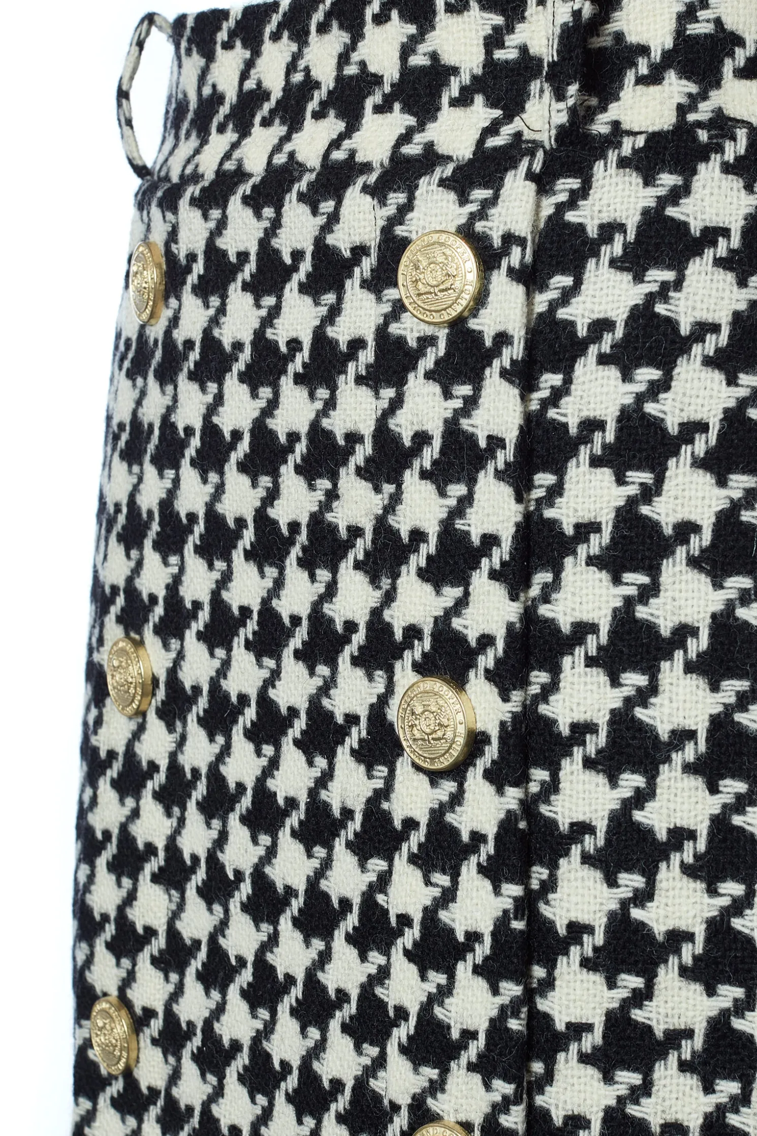 Knightsbridge Skirt (Large Scale Houndstooth)