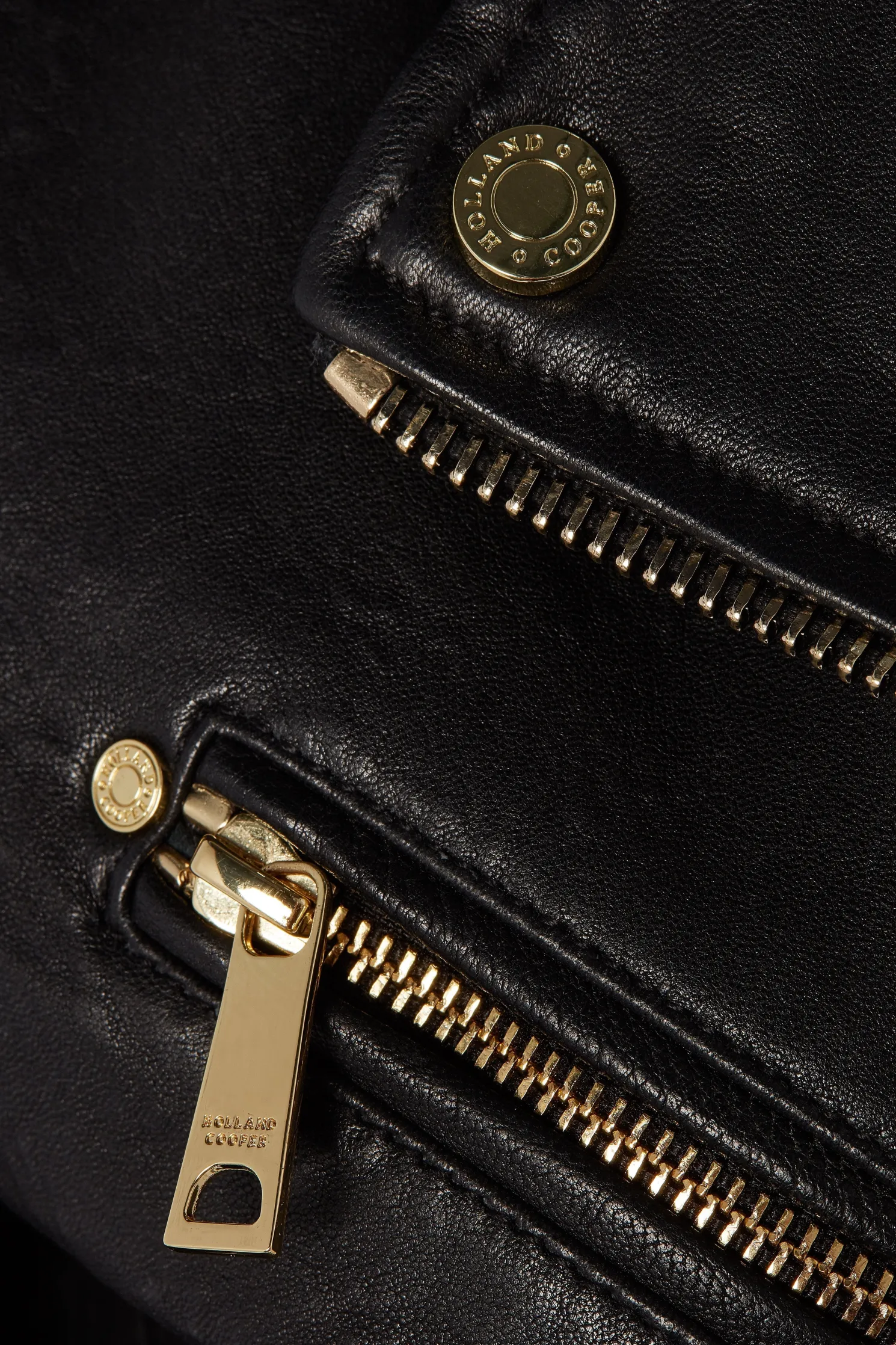 Leather Biker Jacket (Black)