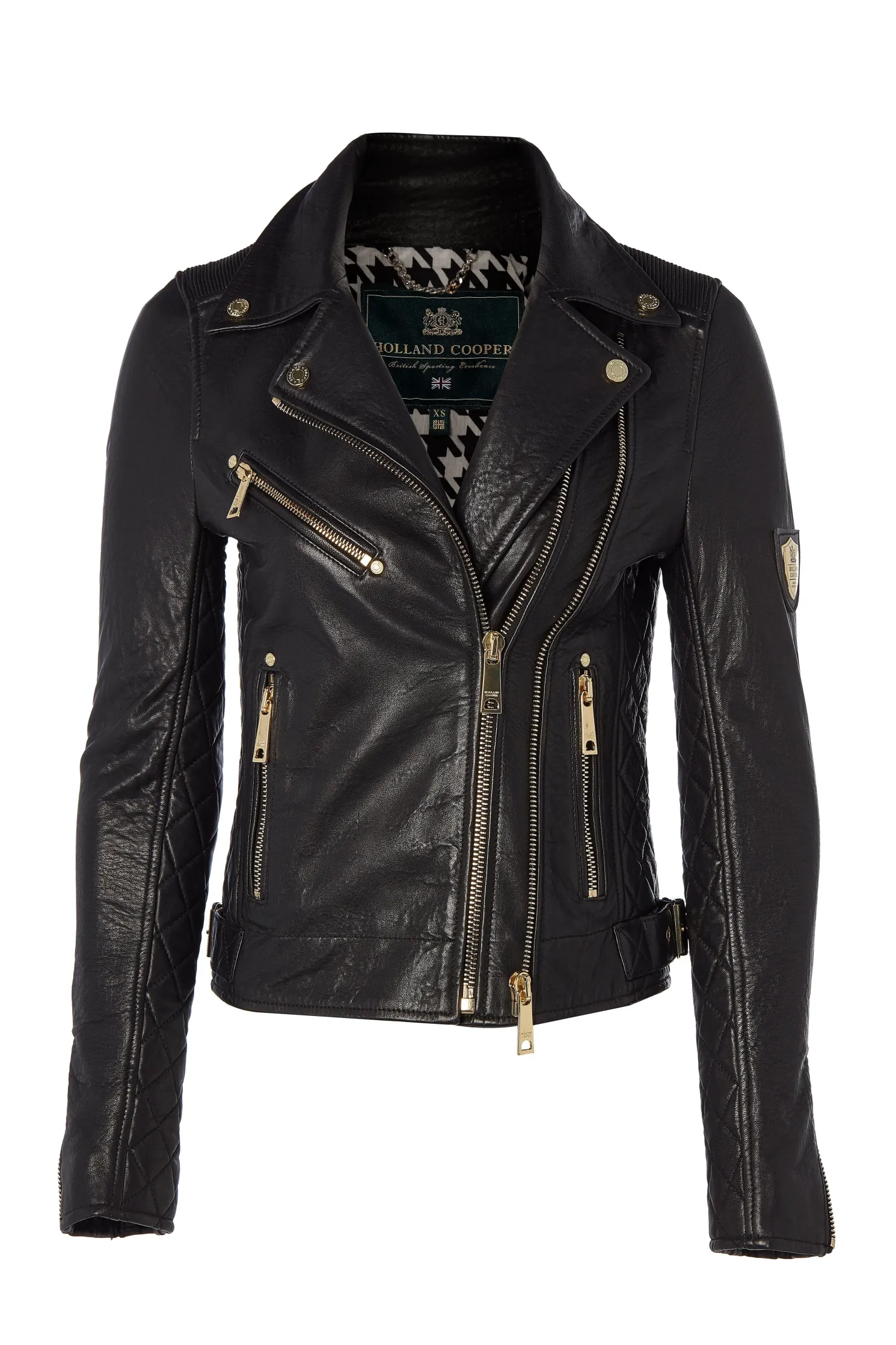 Leather Biker Jacket (Black)