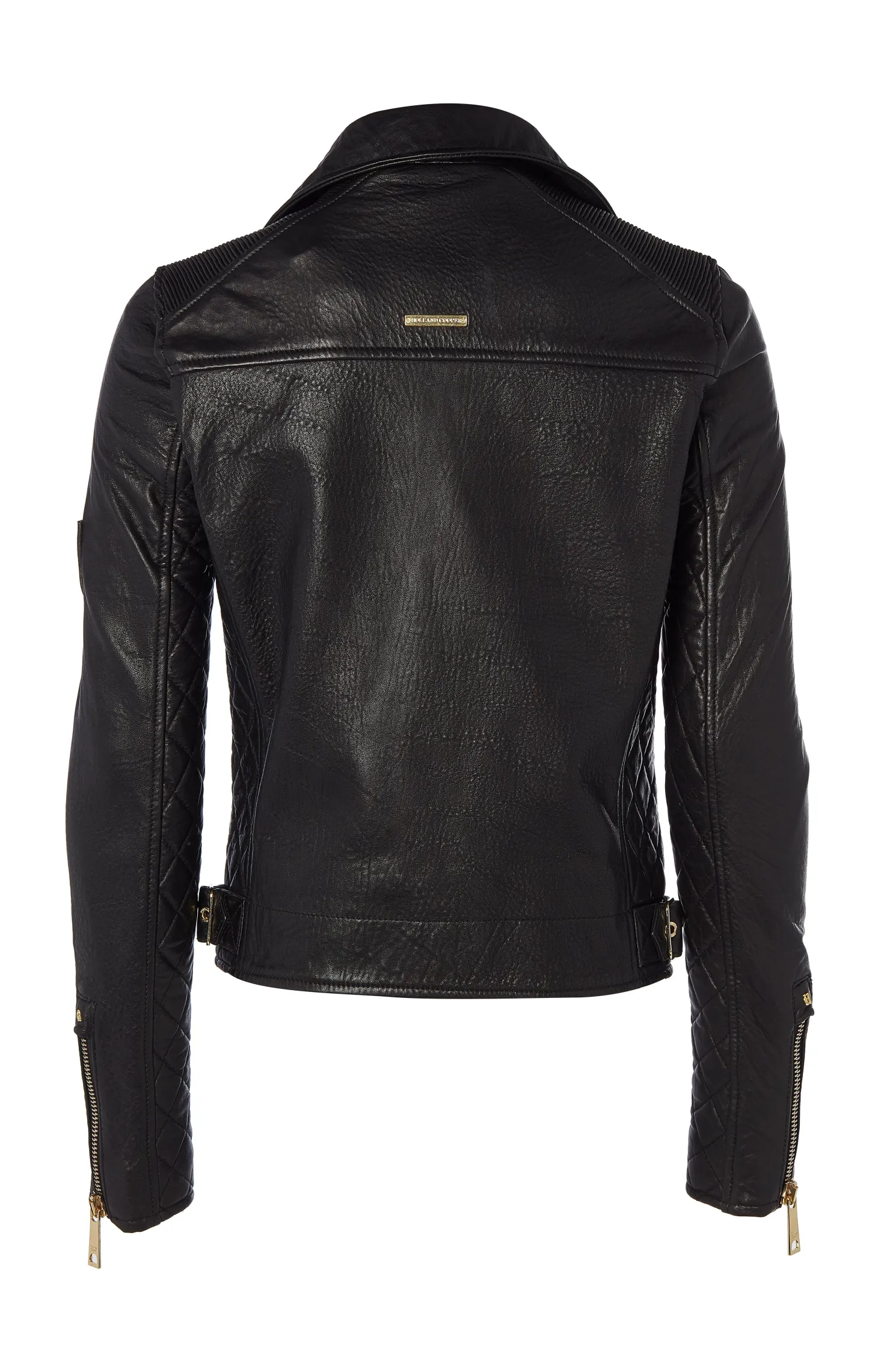Leather Biker Jacket (Black)