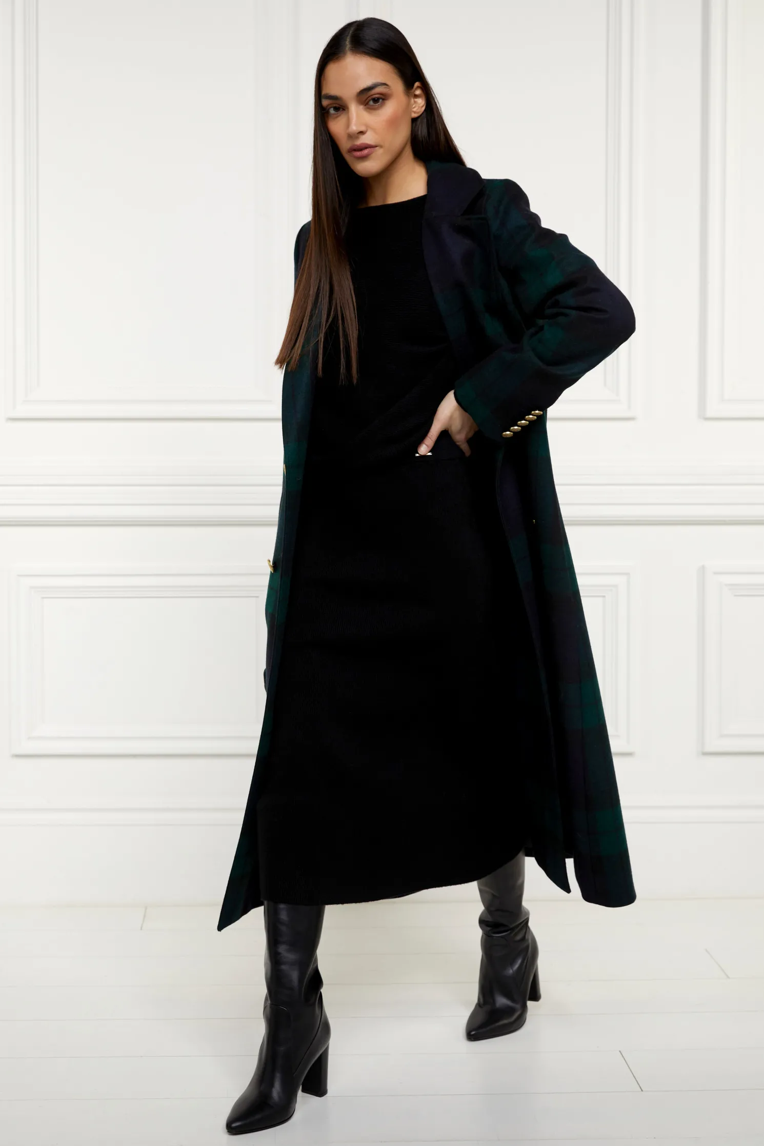 Leyla Knitted Skirt (Black)