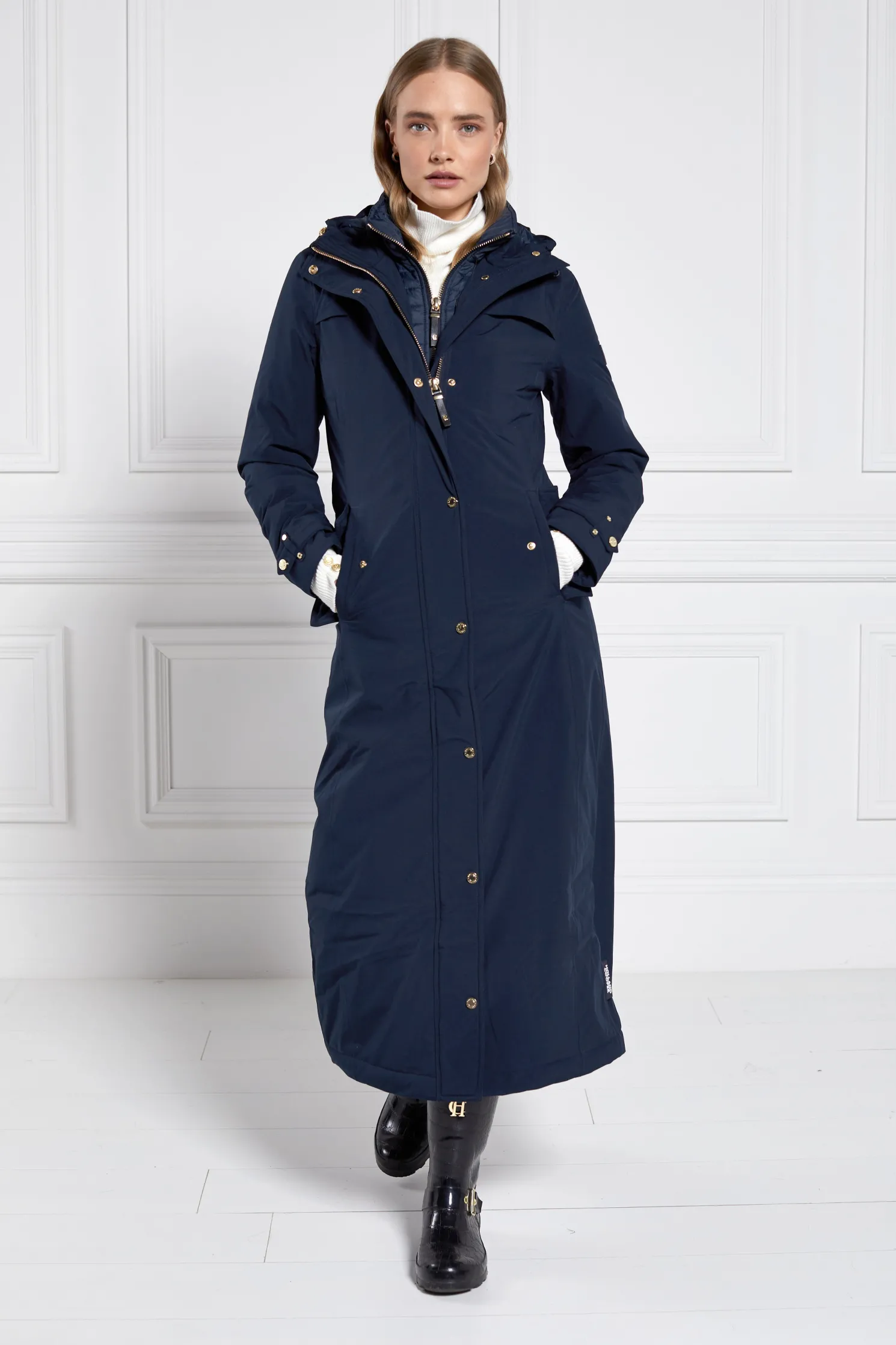 Longline Training Coat (Ink Navy)