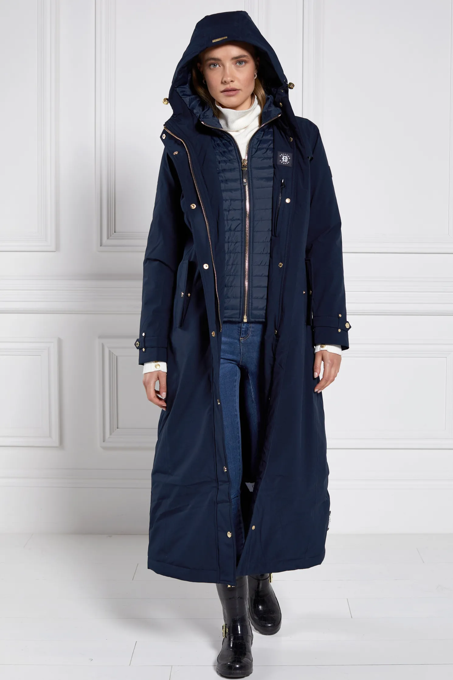 Longline Training Coat (Ink Navy)