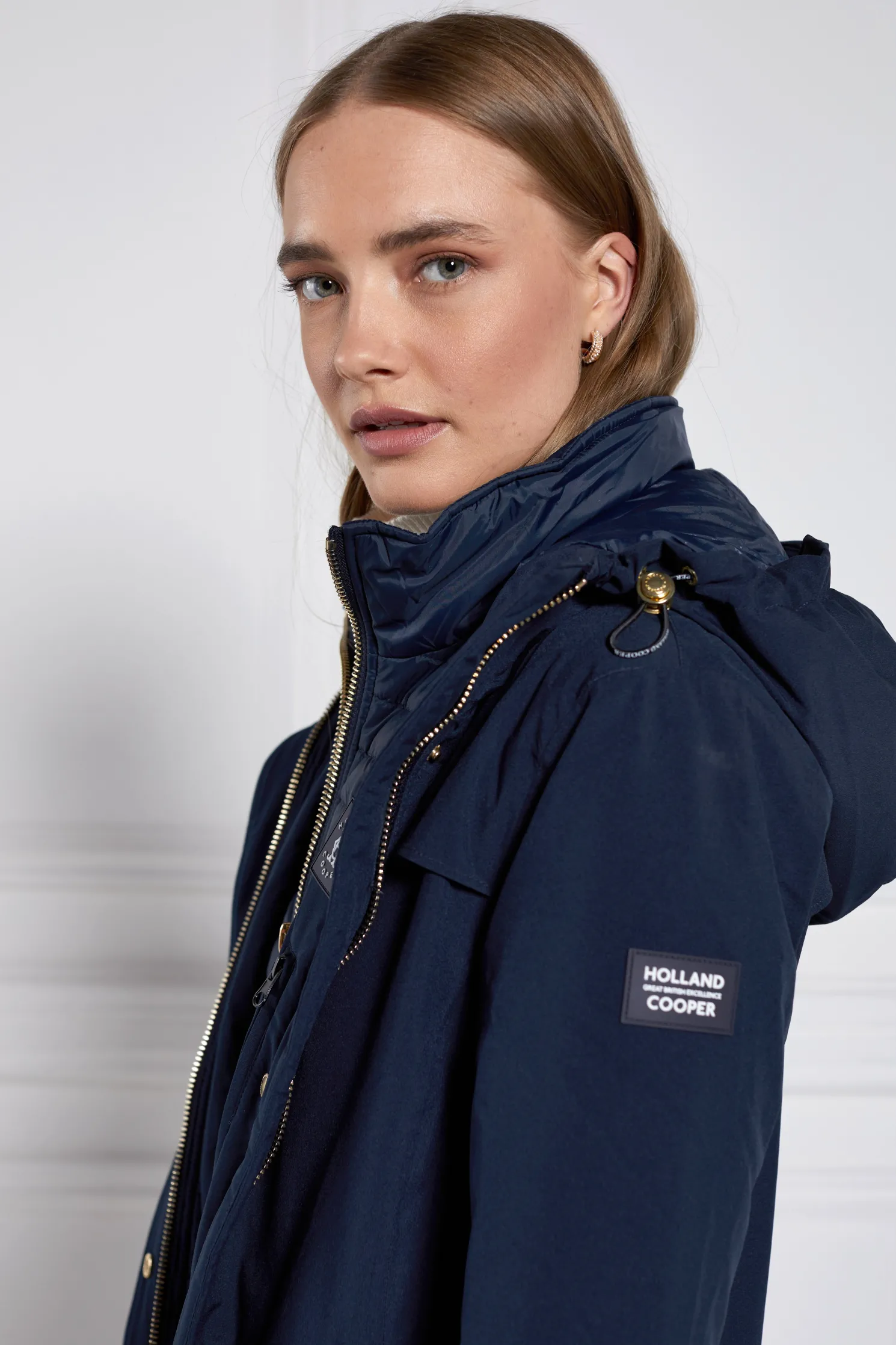 Longline Training Coat (Ink Navy)
