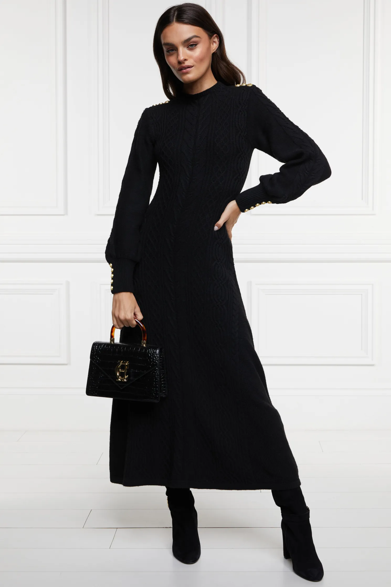 Rachel Maxi Dress (Black)