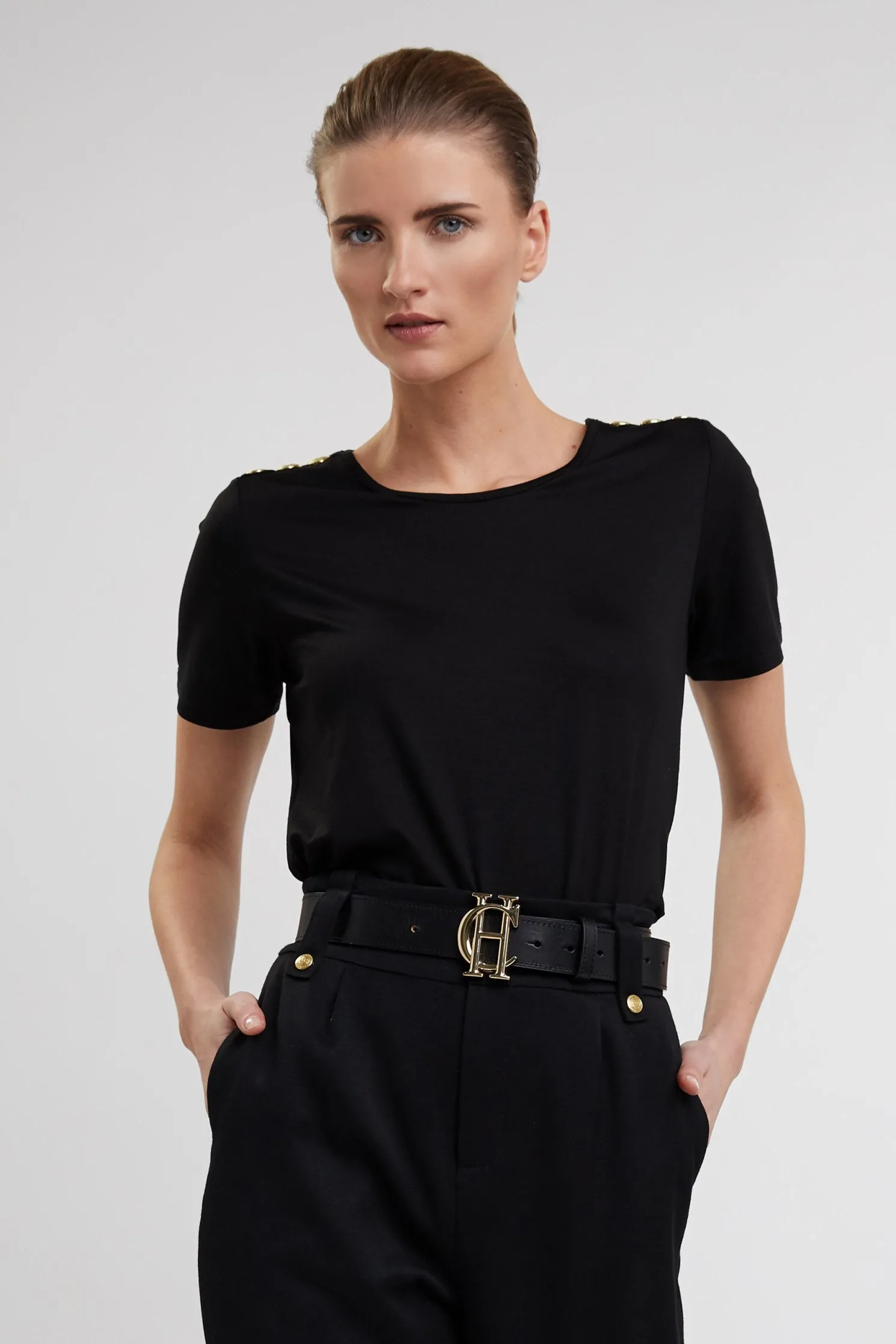 Relax Fit Crew Neck Tee (Black)