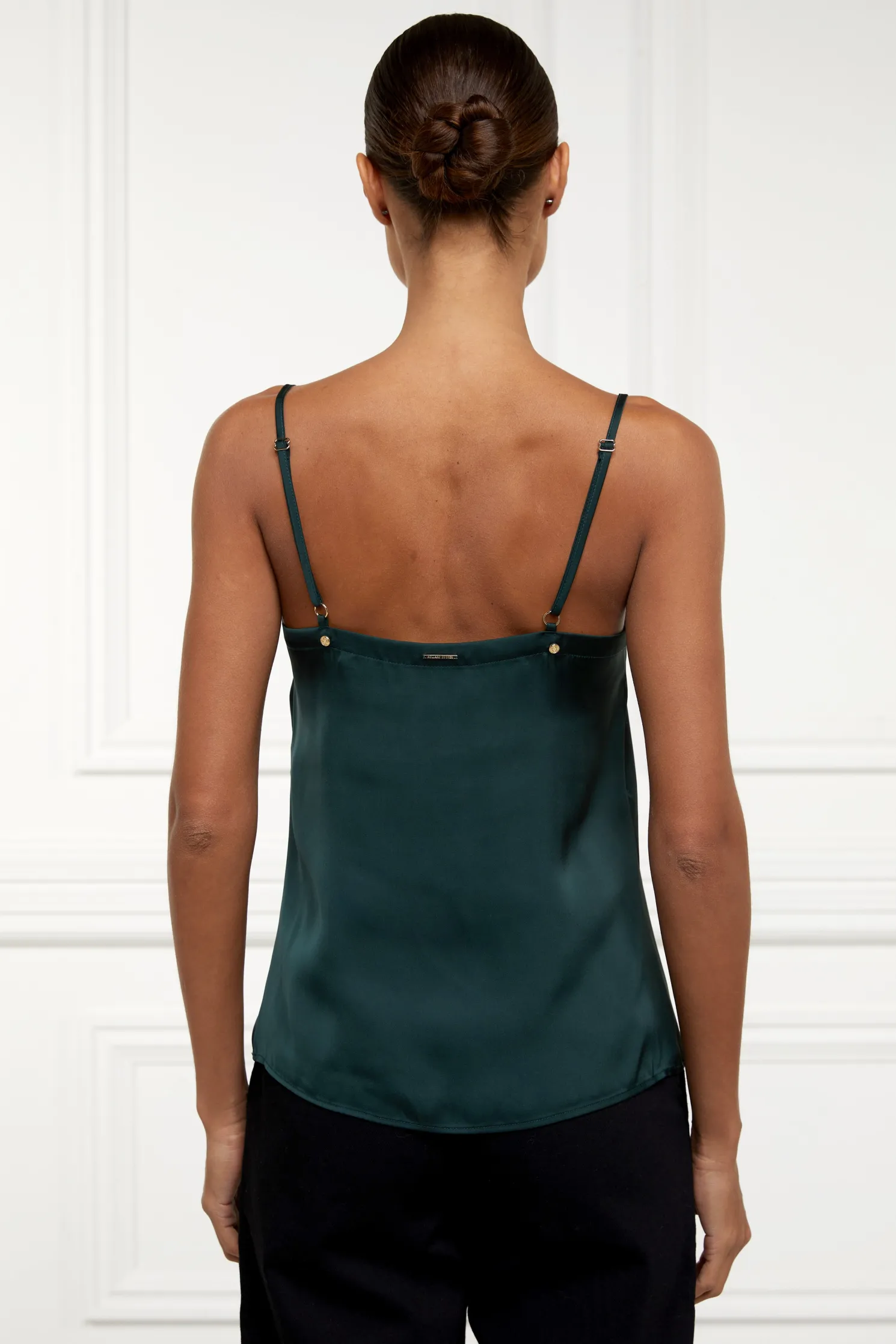 Satin Lace Cami (Emerald)