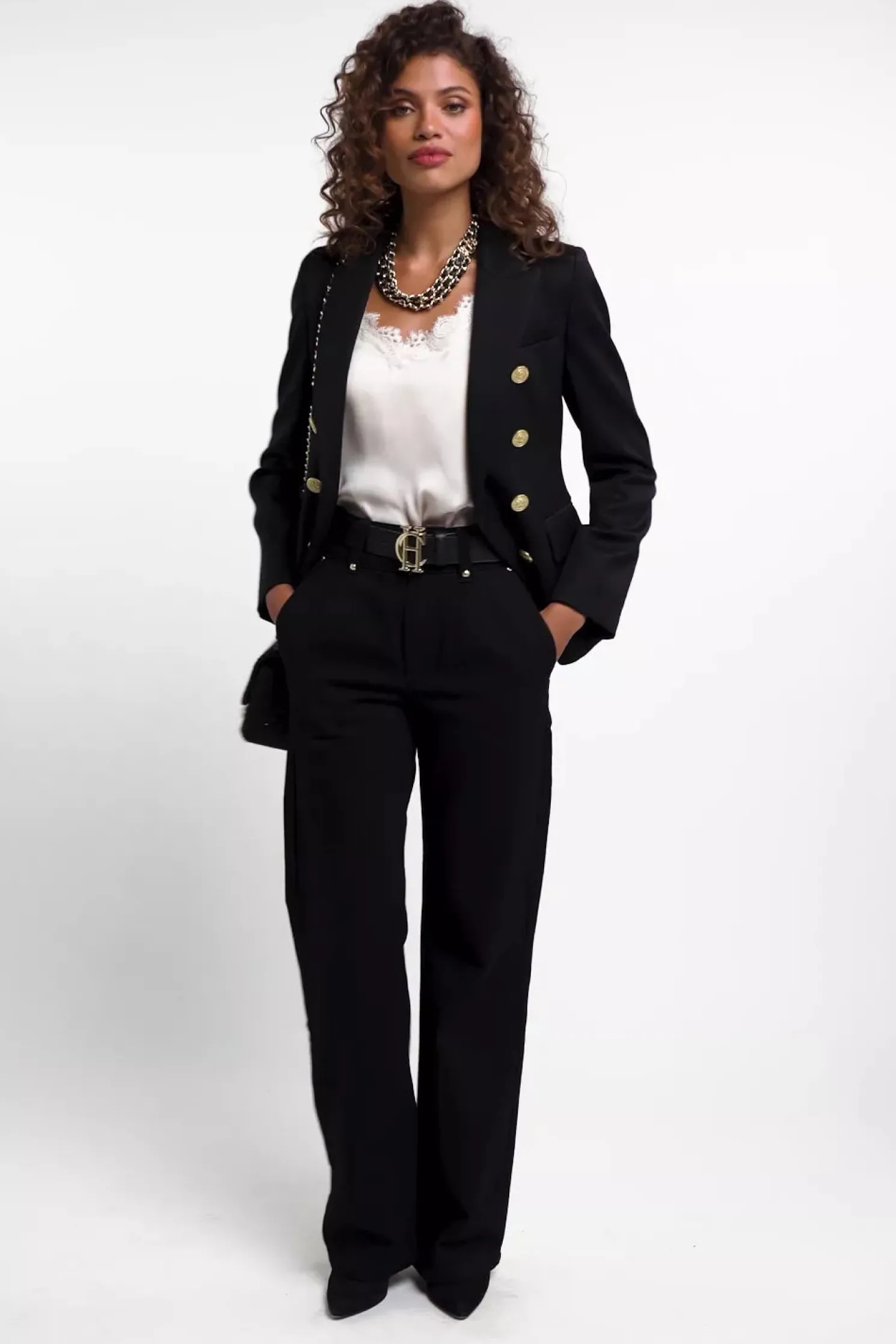 Satin Lace Cami (Oyster)