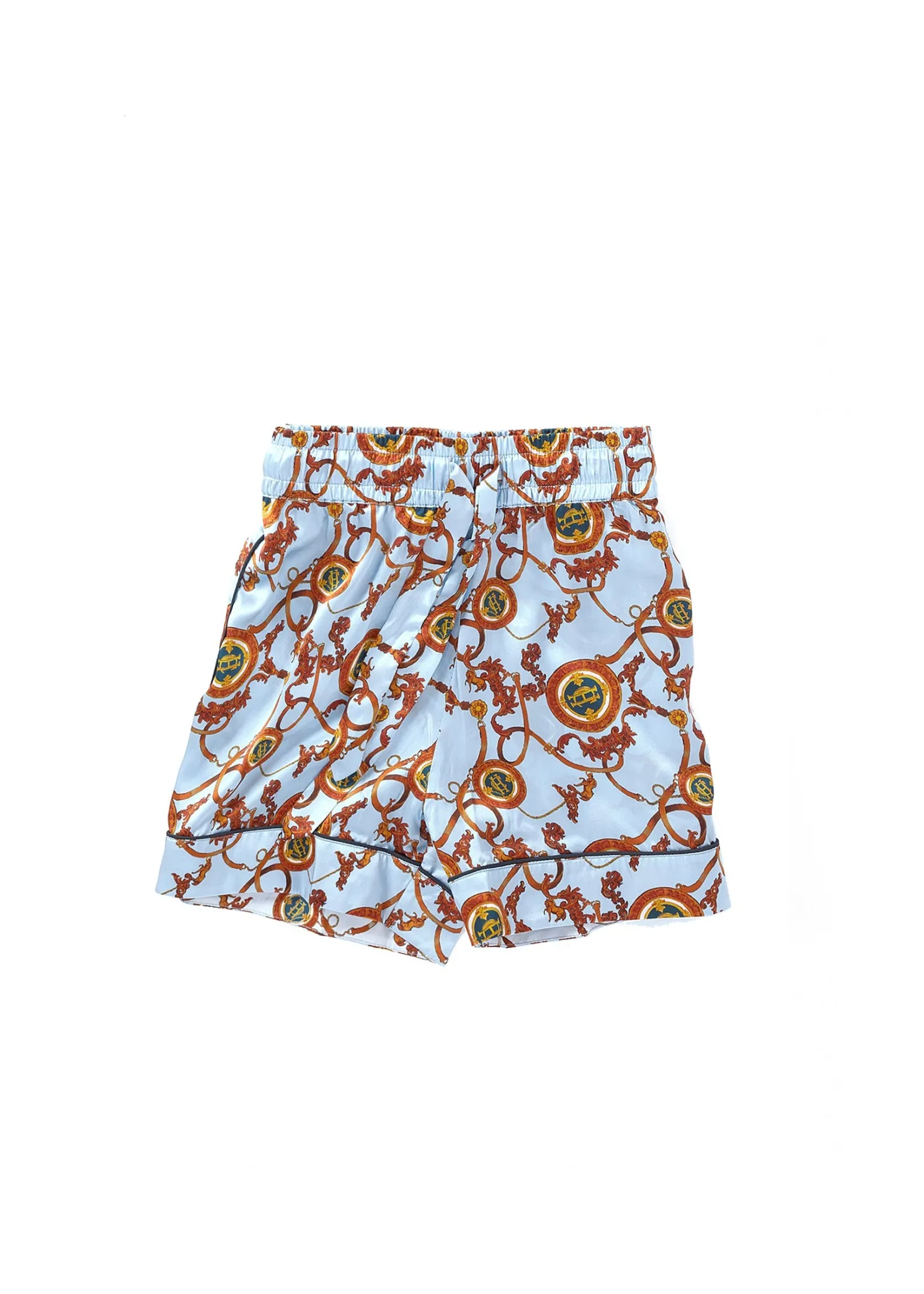 Silk Pyjama Short (Sky Blue)