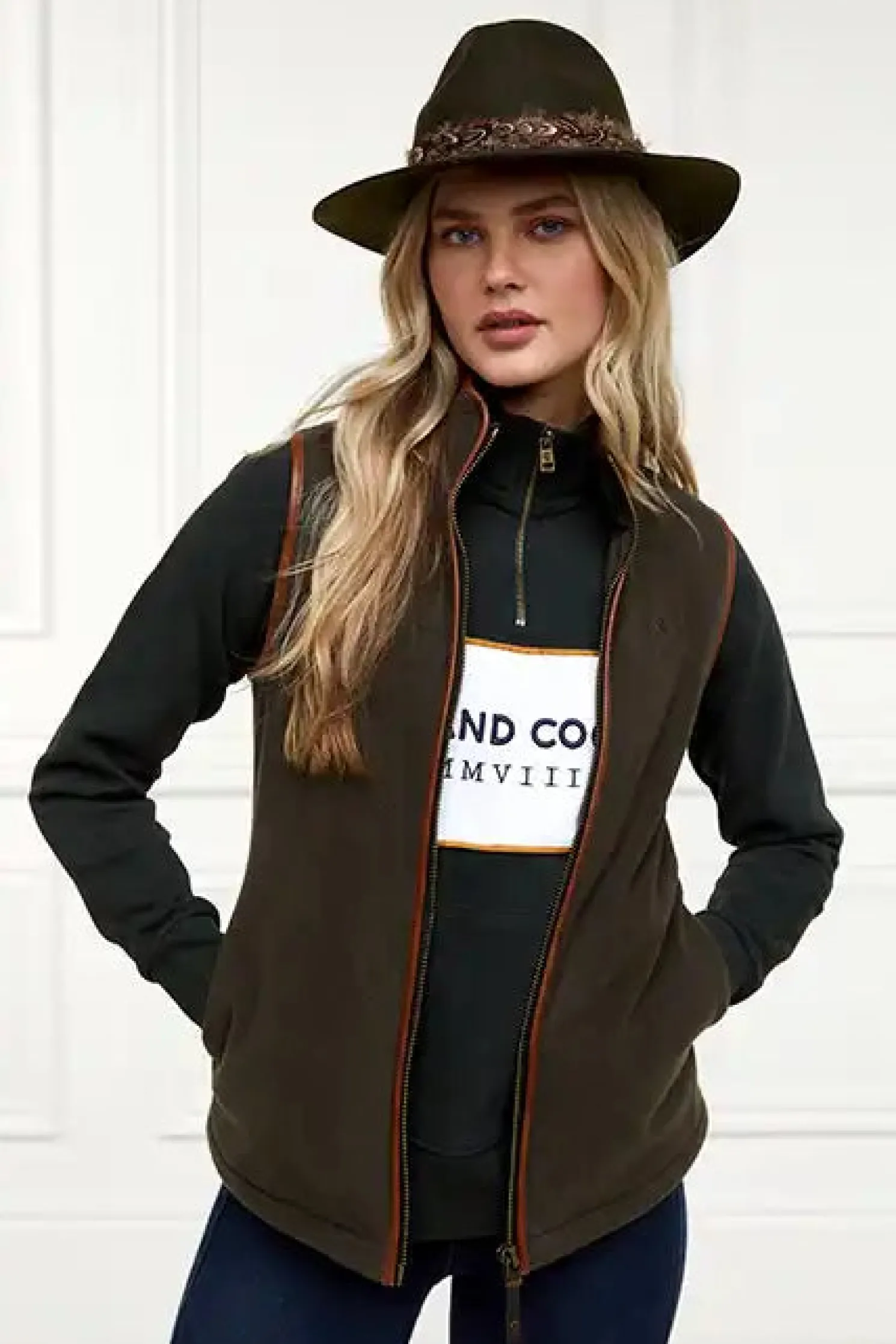 Sporting Heritage Zip Henley (Racing Green)