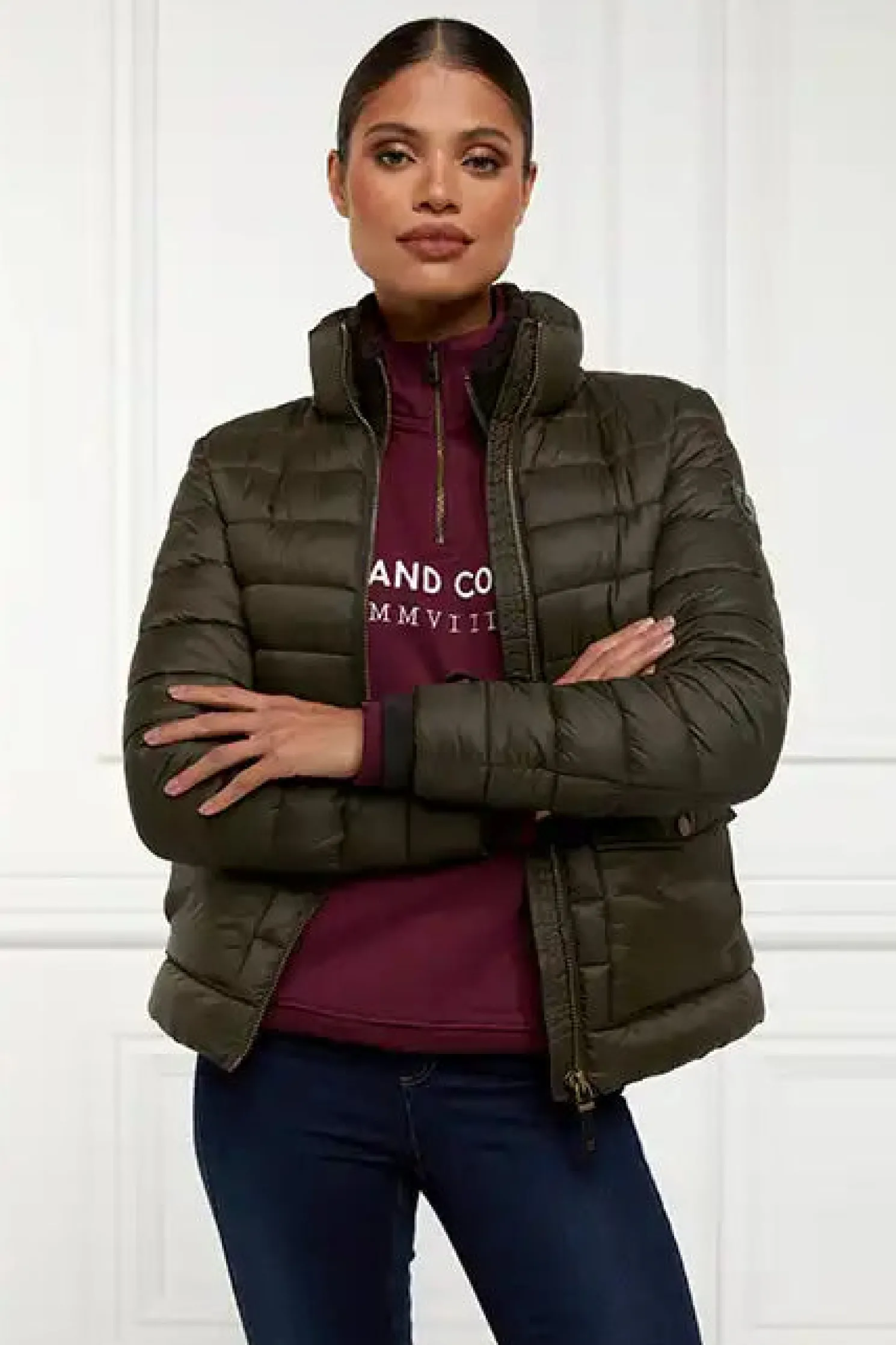 Sporting Heritage Zip Henley (Merlot)