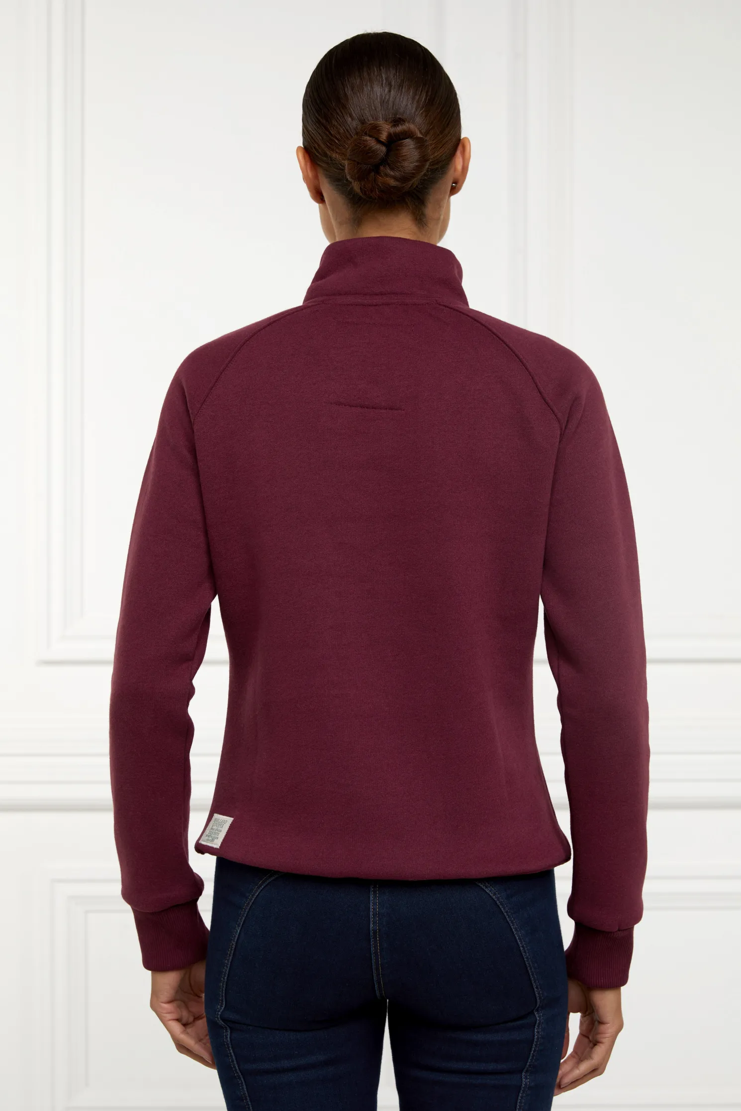 Sporting Heritage Zip Henley (Merlot)