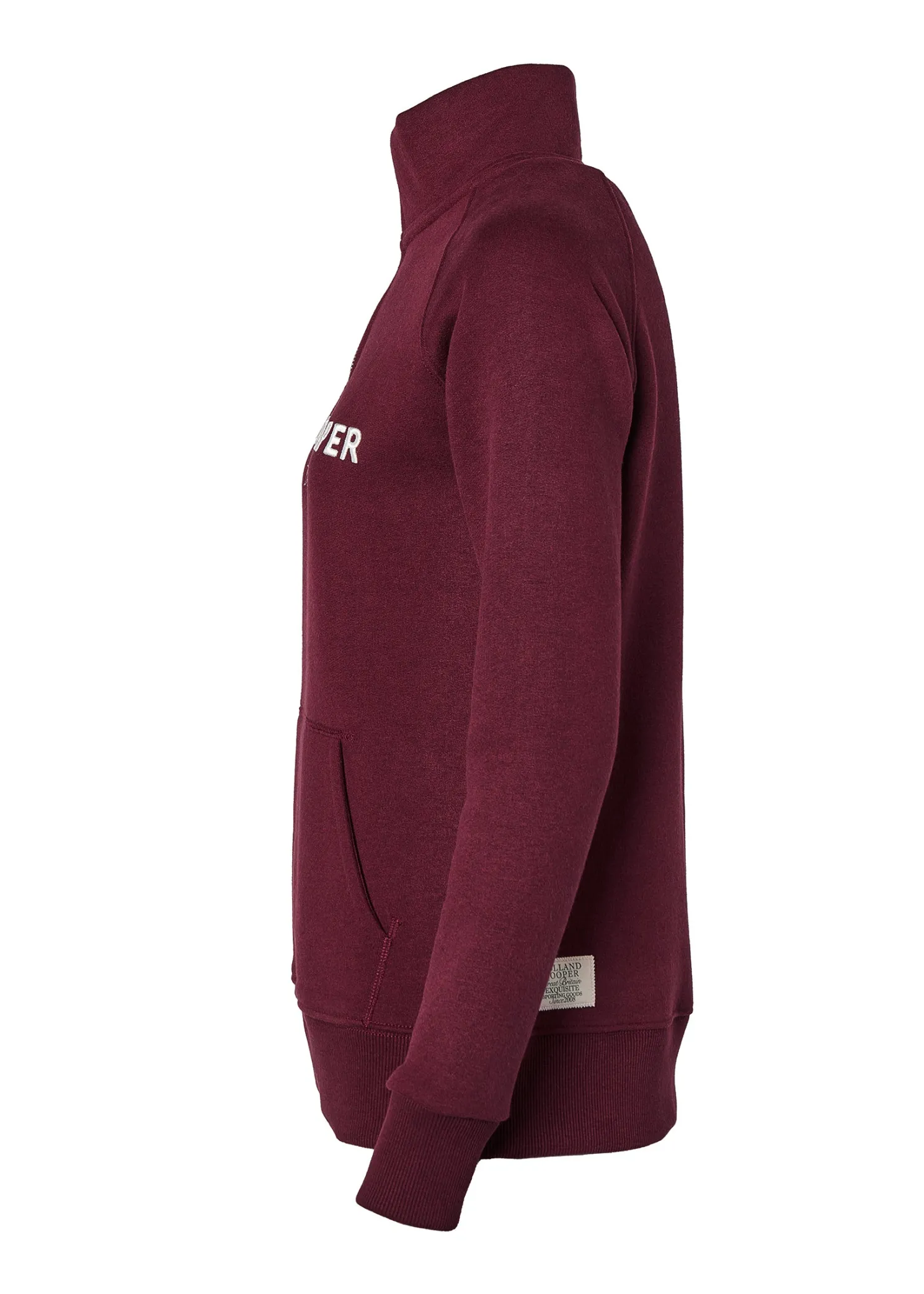 Sporting Heritage Zip Henley (Merlot)