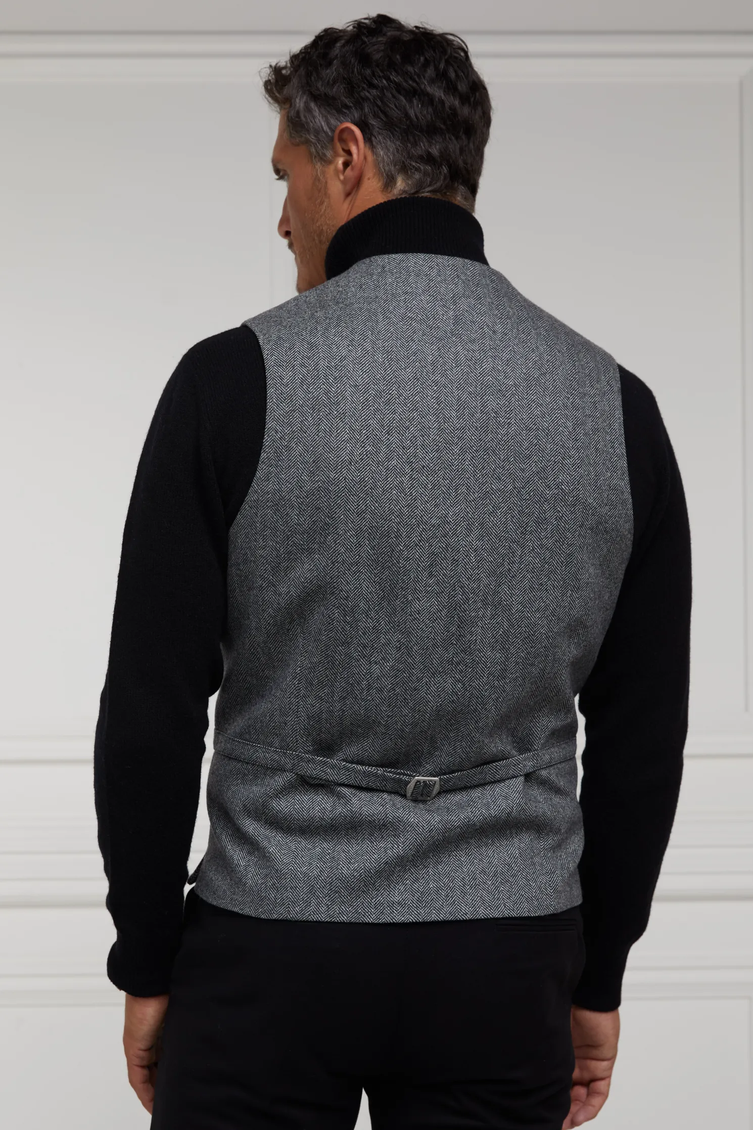 St James Waistcoat (Mono Herringbone)