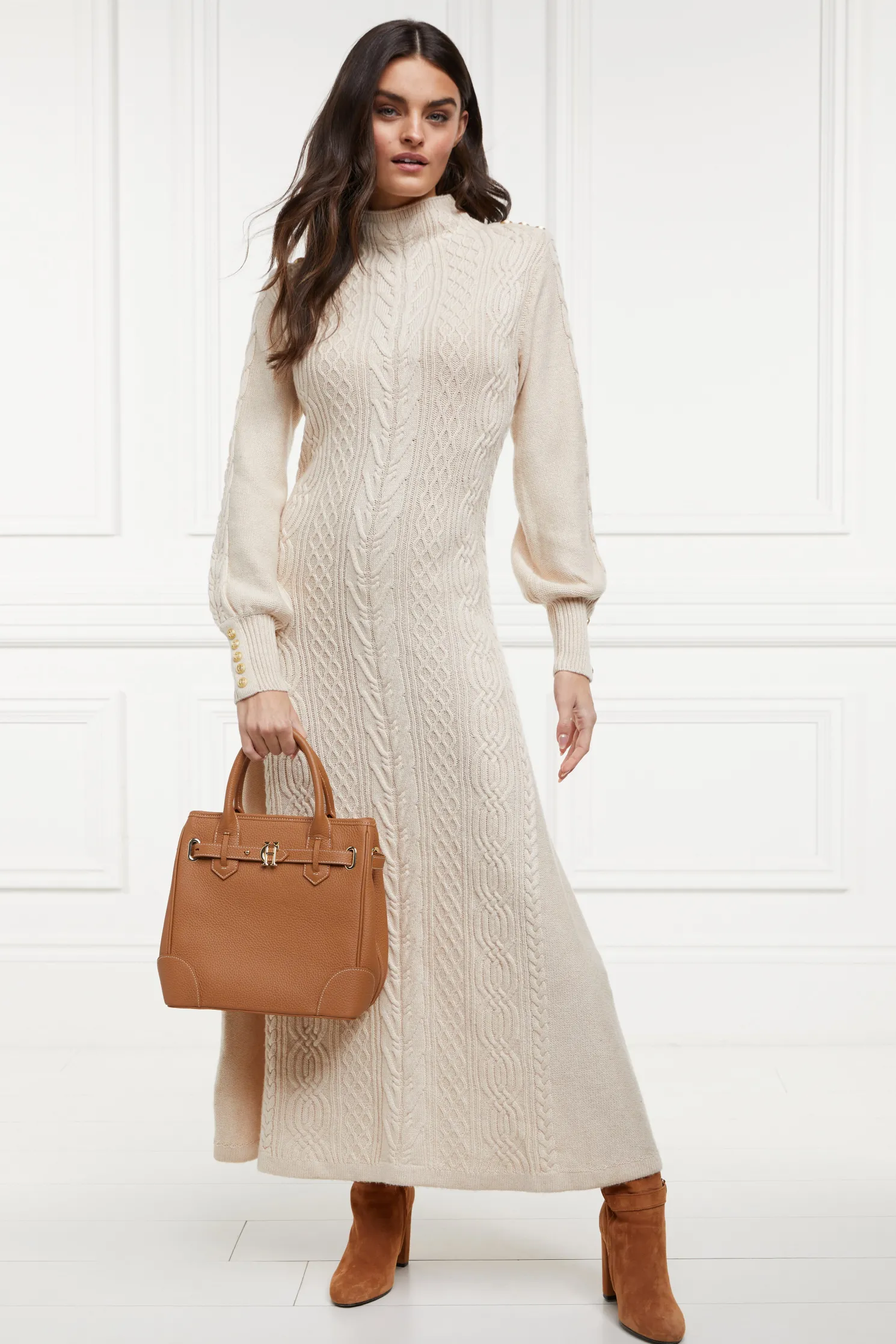 The Brompton Mini Tote (Tan Contrast)