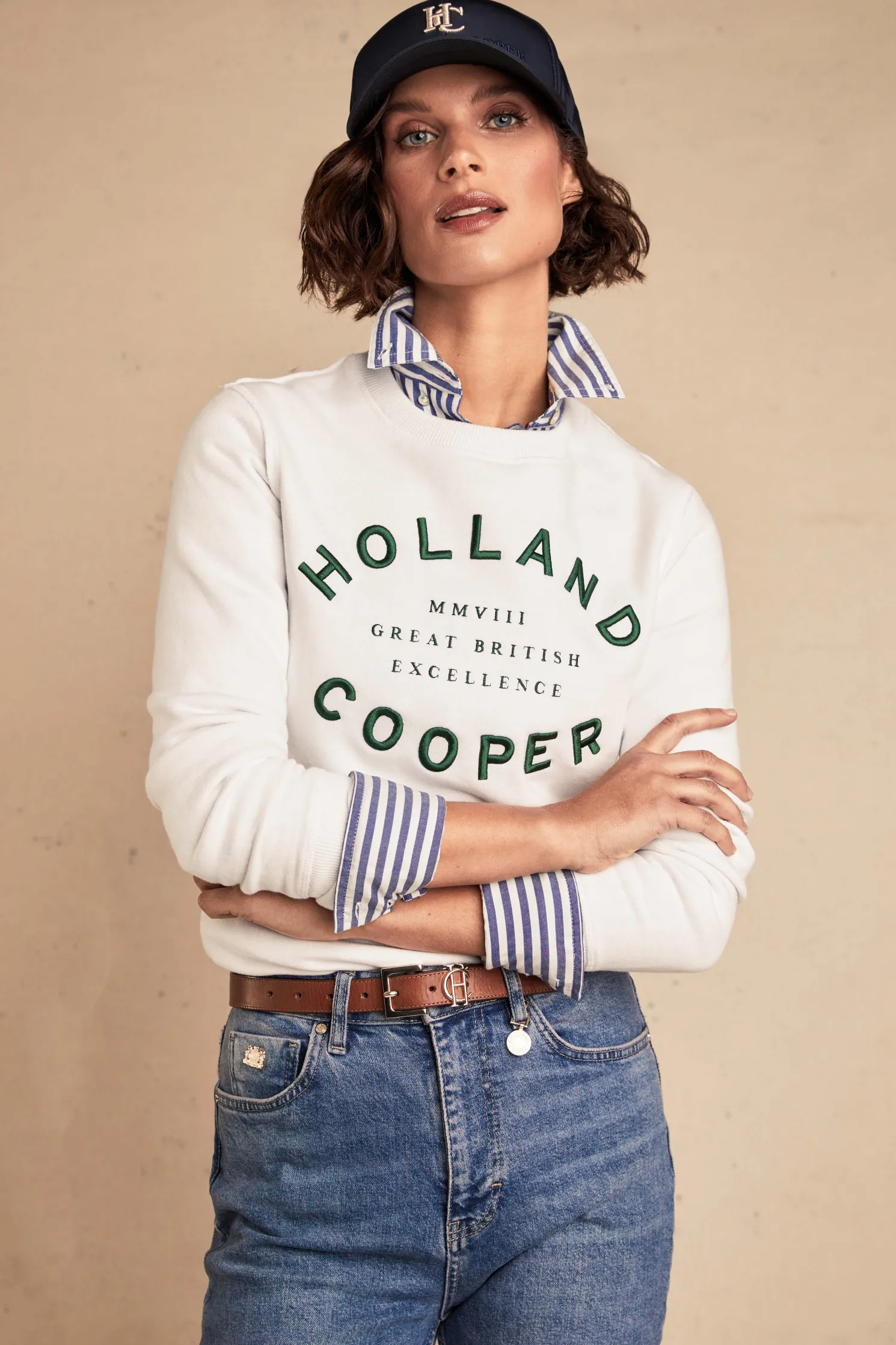 Varsity Crew (White)
