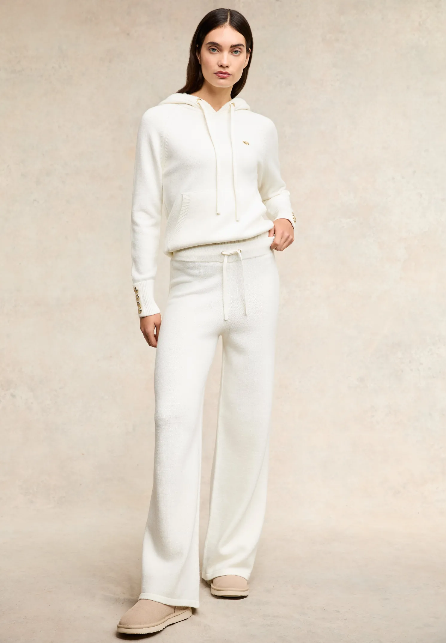 Verbier Wide Leg Pant (Natural)