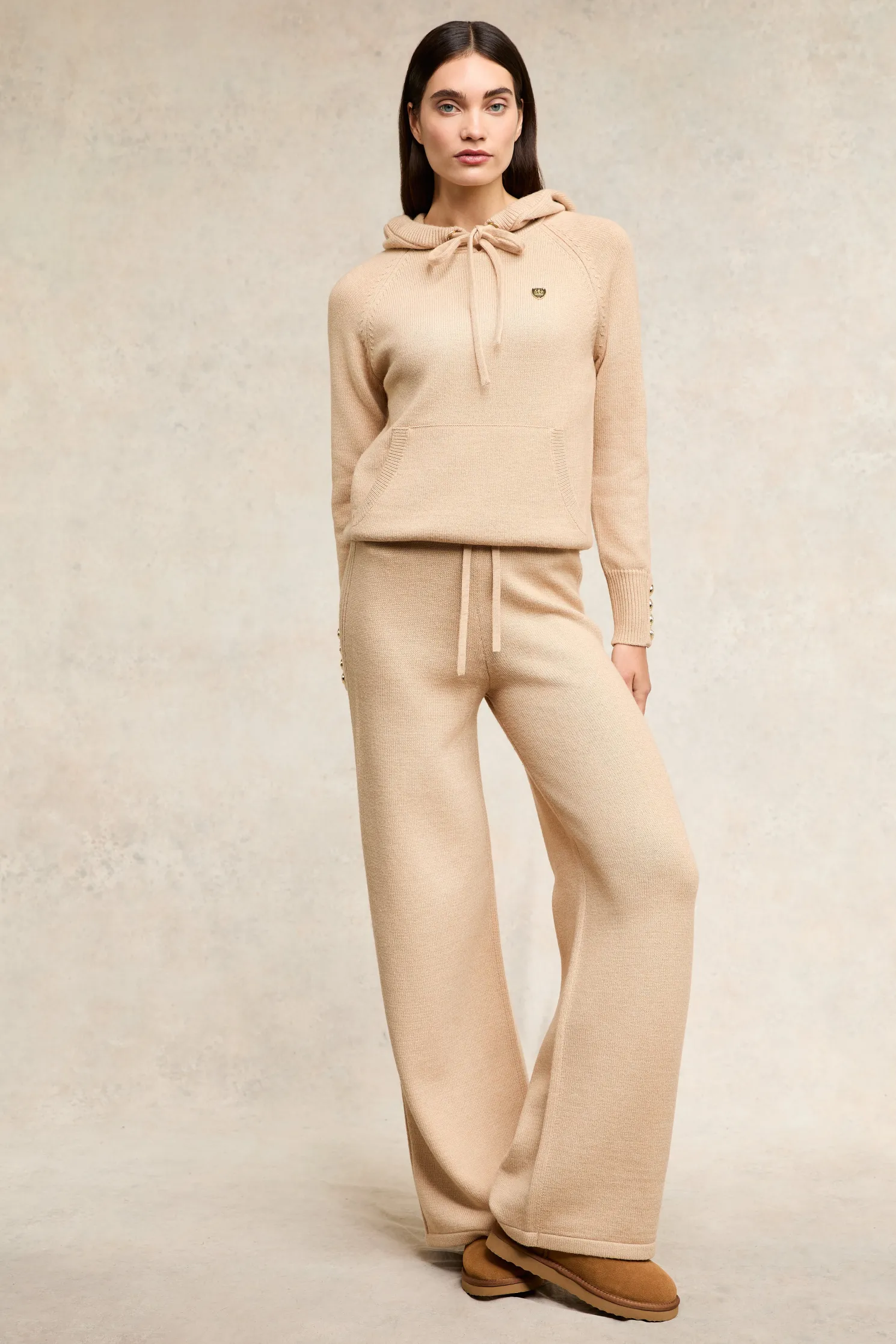 Verbier Wide Leg Pant (Light Camel)