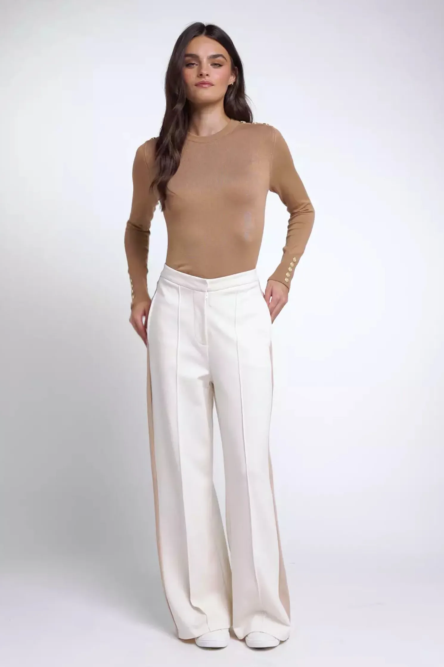 Wide Leg Pant (Natural)